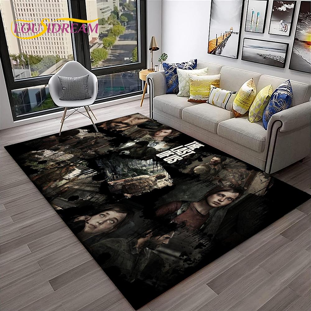The Last of Us Horrorspiel Pedro TV Teppich Teppich für Zuhause Wohnzimmer Schlafzimmer Sofa Fußmatte Dekor,Kinderbereich Teppich Rutschfeste Bodenmatte