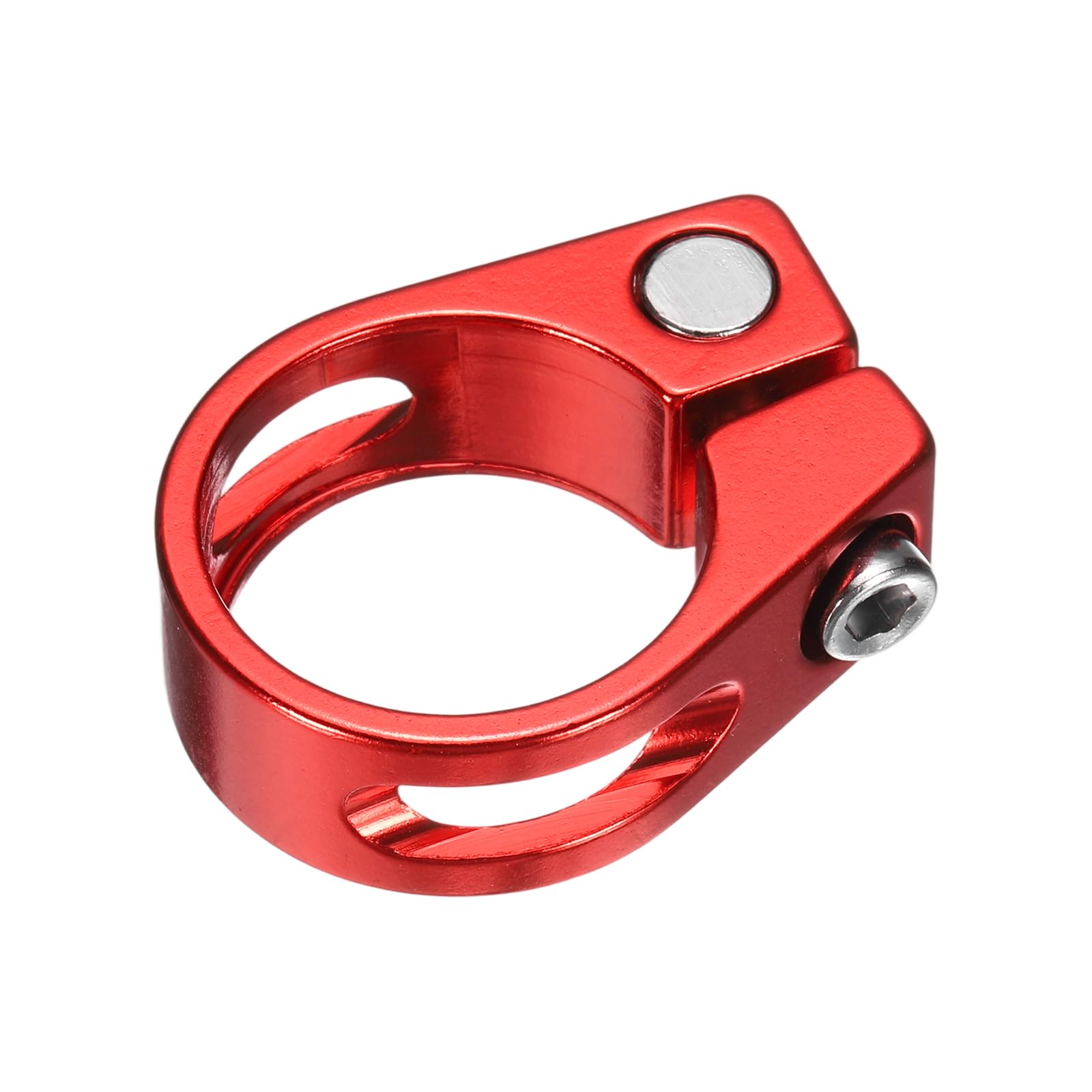 uxcell Bike Seatpost Clamp 28.6mm Aluminum Alloy Bicycle Seatpost Clamp