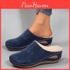 Ciabatte Baotou Moda Retrò Classiche Design Traforato Zeppa Ciabatte Comode Scarpe da Esterno per Spiaggia