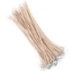 50pcs 50 Pieces Candle Wicks Pre-Waxed DIY Candle Wicks Natural Soy Candle Wicks  Soy Candle Making