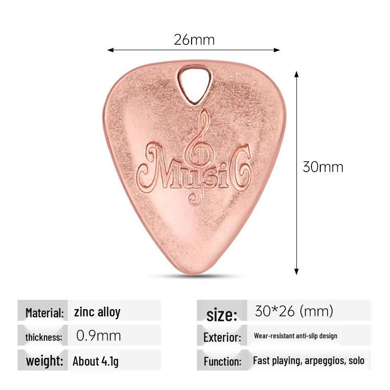 Celluloid & ABS Guitar Plectrums: 0.46, 0.71, 0.96, and Metal Picks