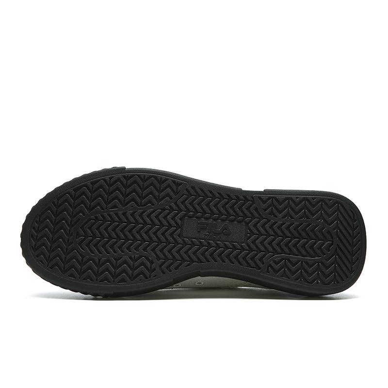 FILA MILANO Breathable Lightweight Low top Canvas Shoes Men's Light Gray Yellow/Persian Green F12M622309FBG