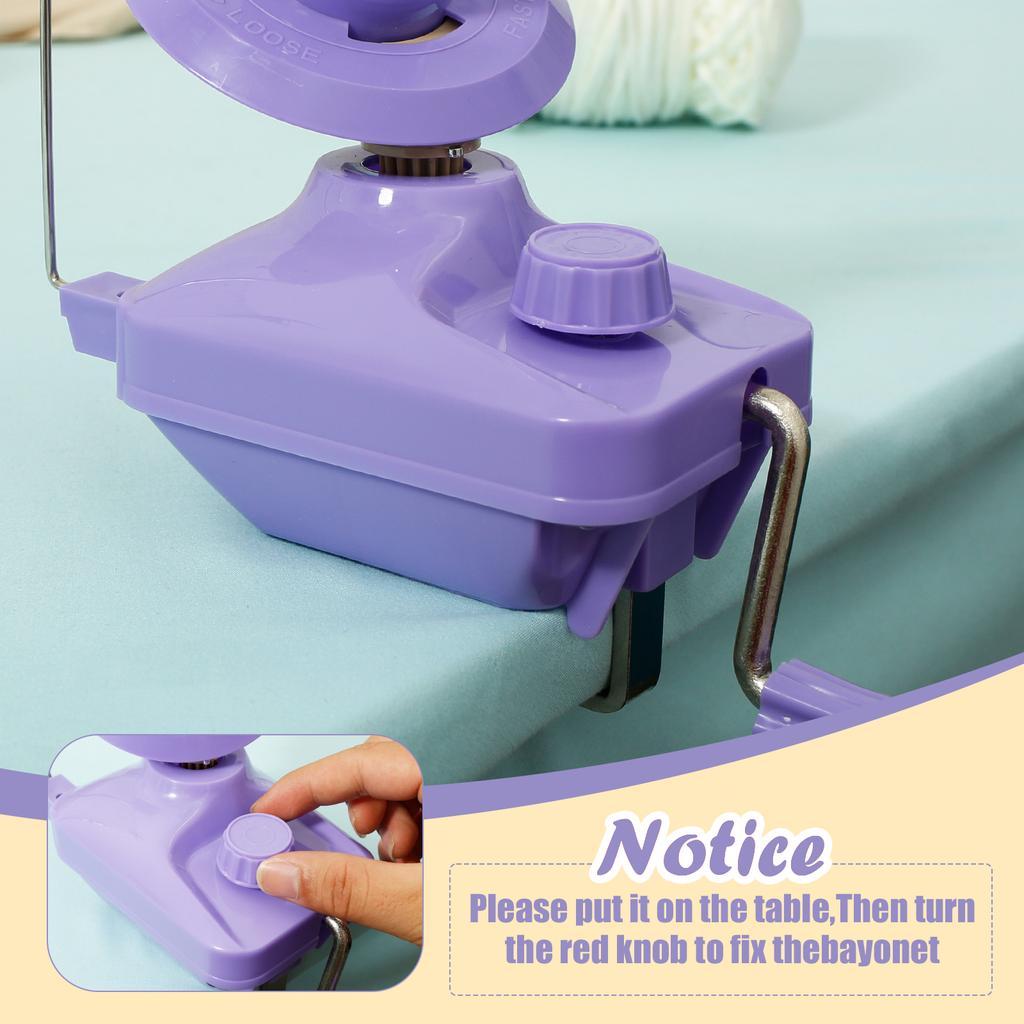 Yarn Ball Winder Manual Yarn Winder Low Noise Yarn Spinner Detachable Wool Winder Lightweight Yarn Ball Spinner Knitting Yarn