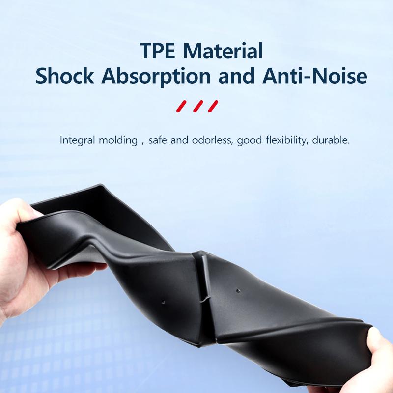TPE Car Door Slot Storage Box For  Model 3 Highland Silicone Storage Box Car Door Slot Interior Decoration Supplies Refit Parts