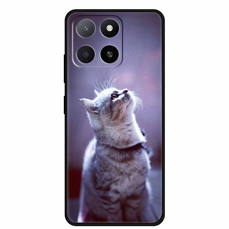 Für ZTE Blade A55 A35 Hülle Tiere Weiches Silikon TPU Handyhüllen Rückseite für ZTE Blade A35 BladeA55 Wolf Stoßfest Cool Capa