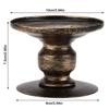 Black Iron Candlestick Stand Iron Candlestick Holders Metal Candle Pedestal  Table Centerpiece