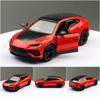 Lekebilmodell 1/40 Lamborghini URUS SUV Sport Diecast Alloy Miniatyr kjøretøysamling Gave til barn Gutter Barn