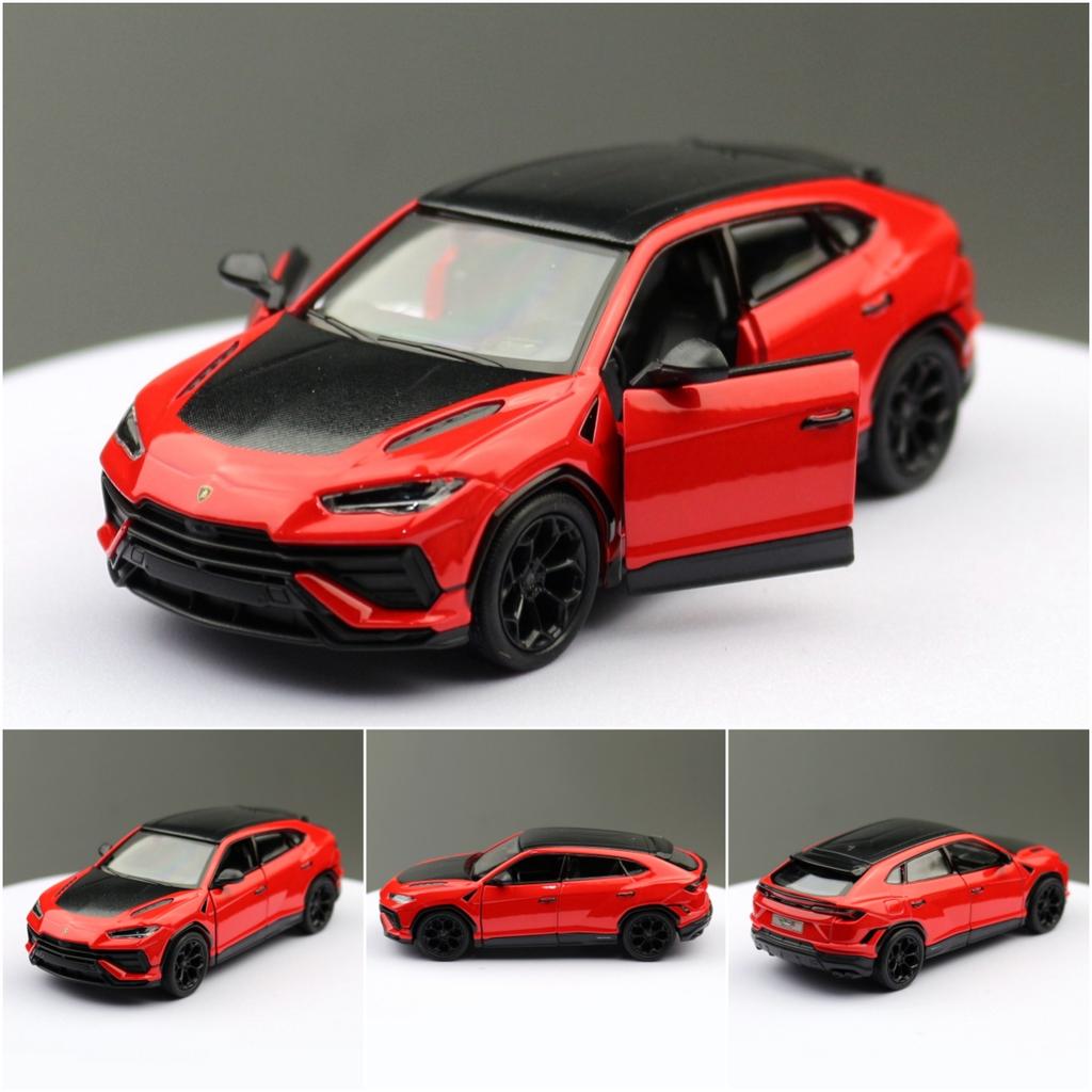 Lekebilmodell 1/40 Lamborghini URUS SUV Sport Diecast Alloy Miniatyr kjøretøysamling Gave til barn Gutter Barn