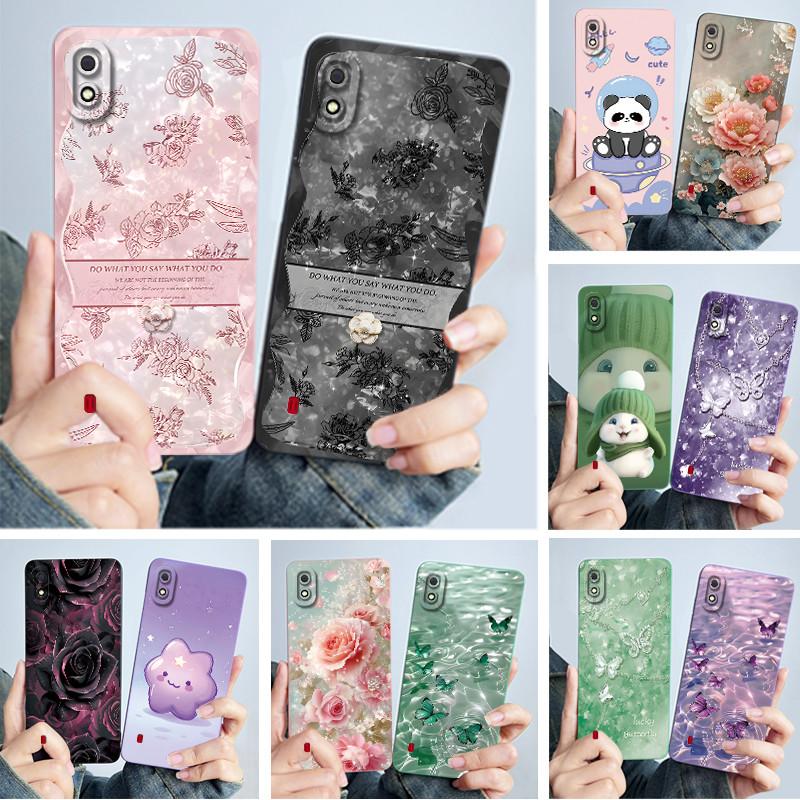 For Samsung Galaxy A10 A10s M01S Case Simplicity Painting Liquid Soft Silicone Cover for Samsung A10 A105F A10S SM-A107F Casing