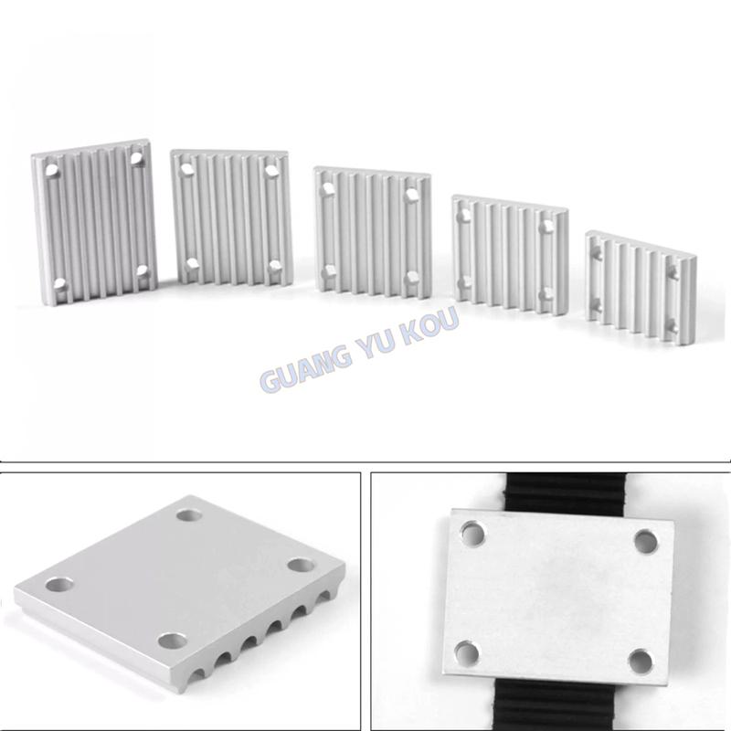 TBCR Clamp Tooth plate 2GT/2M 3M/S3M 5M/S5M 8M/S8M T2.5/T5/T10 AT5/AT10 MXL/XL/L H for Open Timing Belt connection Fixed clip