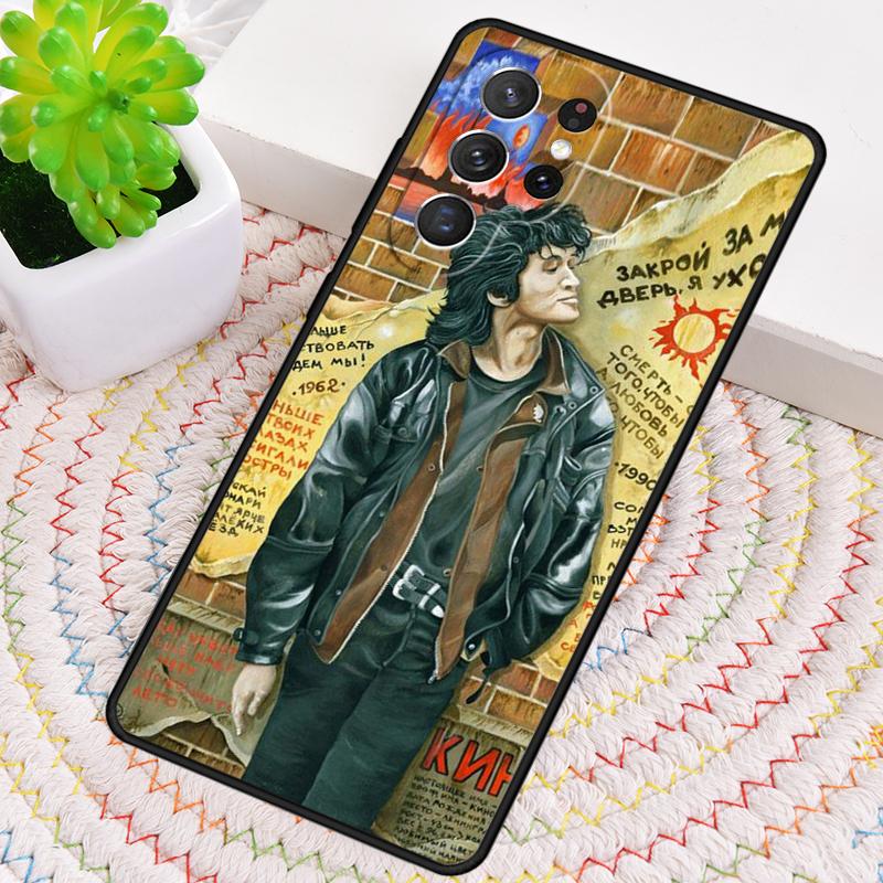 Viktor Tsoi TPU Phone Case For Samsung Galaxy Note 10 Pro S26 S25 S24 S23 S22 Ultra Plus S21 FE S20 Shockproof Cover