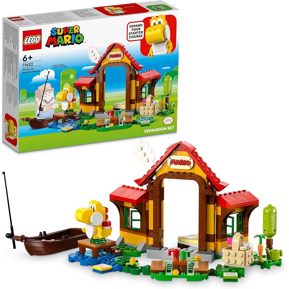 

LEGO Super Mario Mario House Picnic Set 71422 Building Blocks Toy for Boys and Girls Ages 6 and Up
