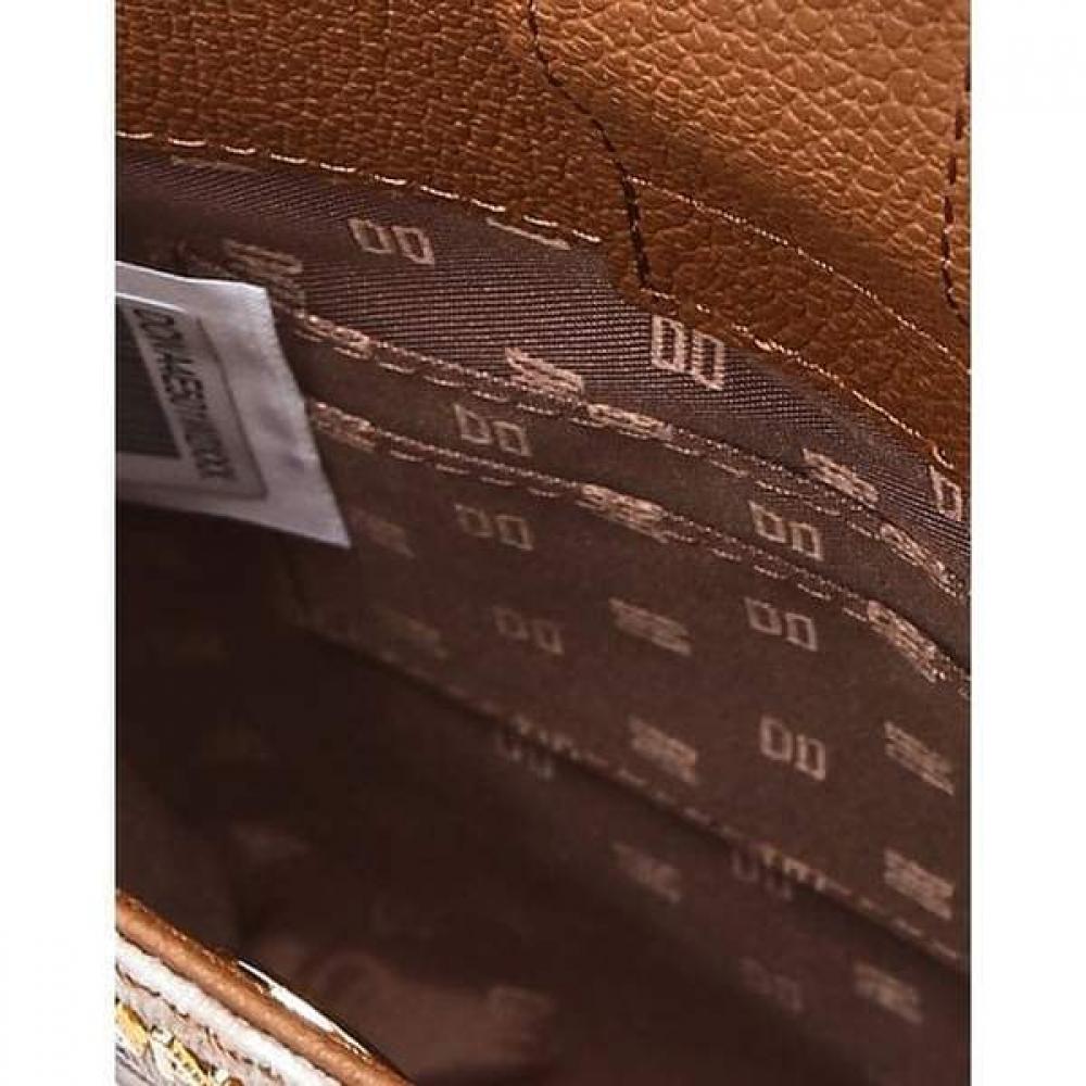 Daks Mini Crossbody Bag Brown House Check Pattern Dcwa5f501w2