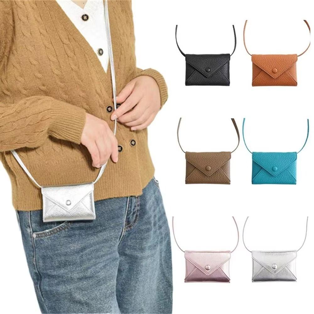Multifunctional Shoulder Bag PU Leather Crossbody Bag Card Holder Coin Purse  Storage