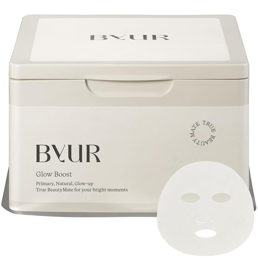 ByUR Face Pack Sheet Mask Large Capacity Type 20 Sheets Aging CareRetinolGlow Boost
