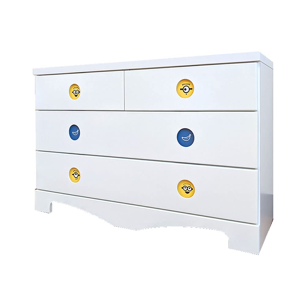 Alpha Takaba Kids Chest Chest 3 Tiers Wooden Minions Storage Complete Product Made in Japan Chest Low Chest Width 100 100cm Width 3 Tiers Minions