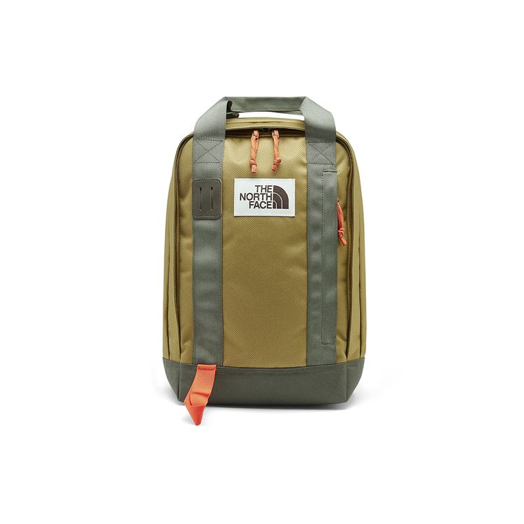 The North Face 14.5L Universal Lightweight Comfortable Logo Print Large Capacity Backpack Unisex Backpack Military-Green 3KYY-ENX Army Green
