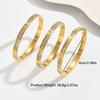 18K Gold Plated Stainless Steel Bracelet - Non-fading Titanium Steel Fashion Accessory