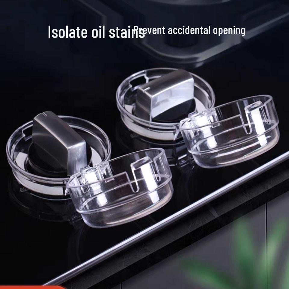 Proteção de Interruptor de Fogão a Gás à Prova de Crianças e Capa Anti-Manchas