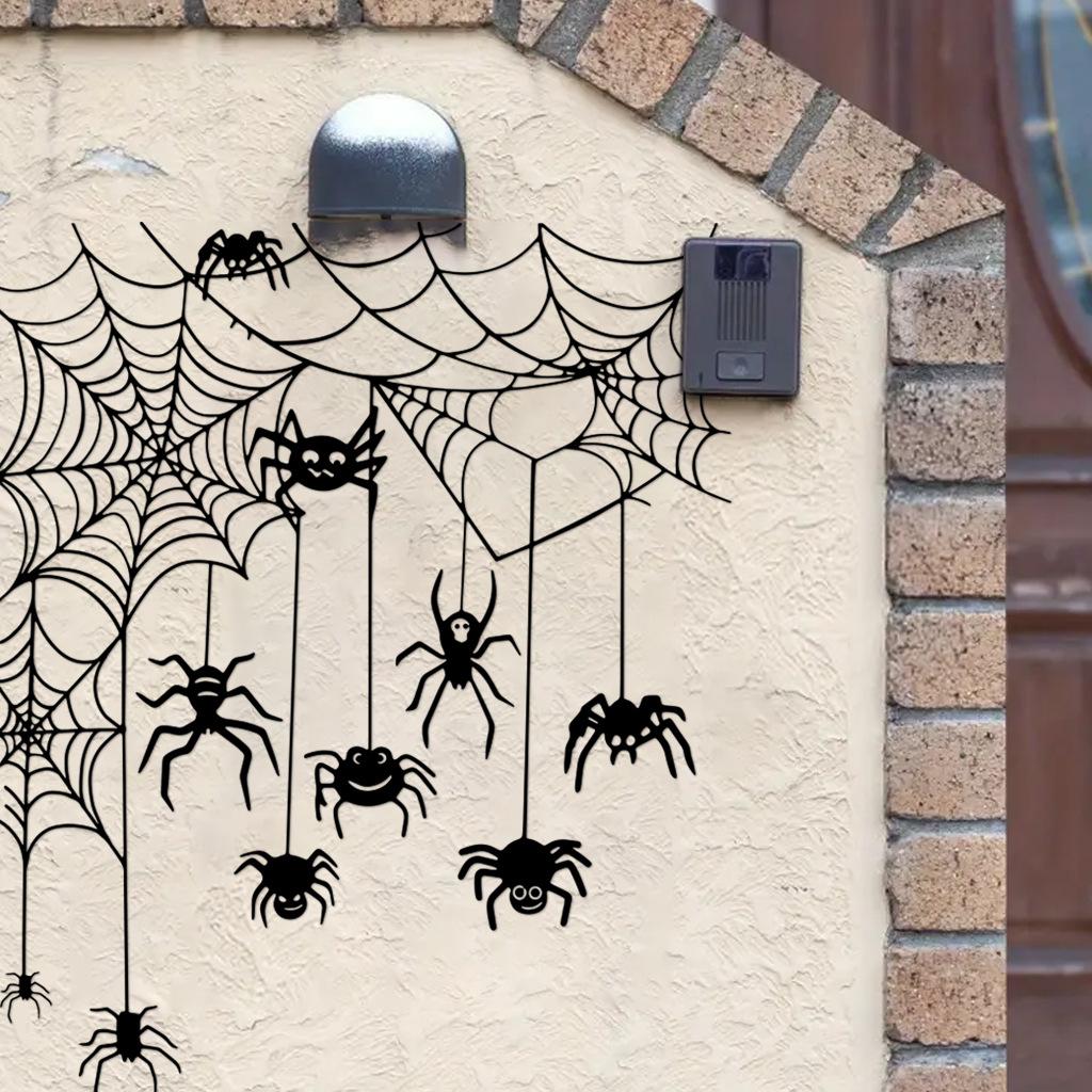 Halloween, Spider Wall Stickers, Party Decorations, Halloween Decoration Wall Stickers, Wall Decorations, Coffee Shop Decorations, Bar Wall Stickers