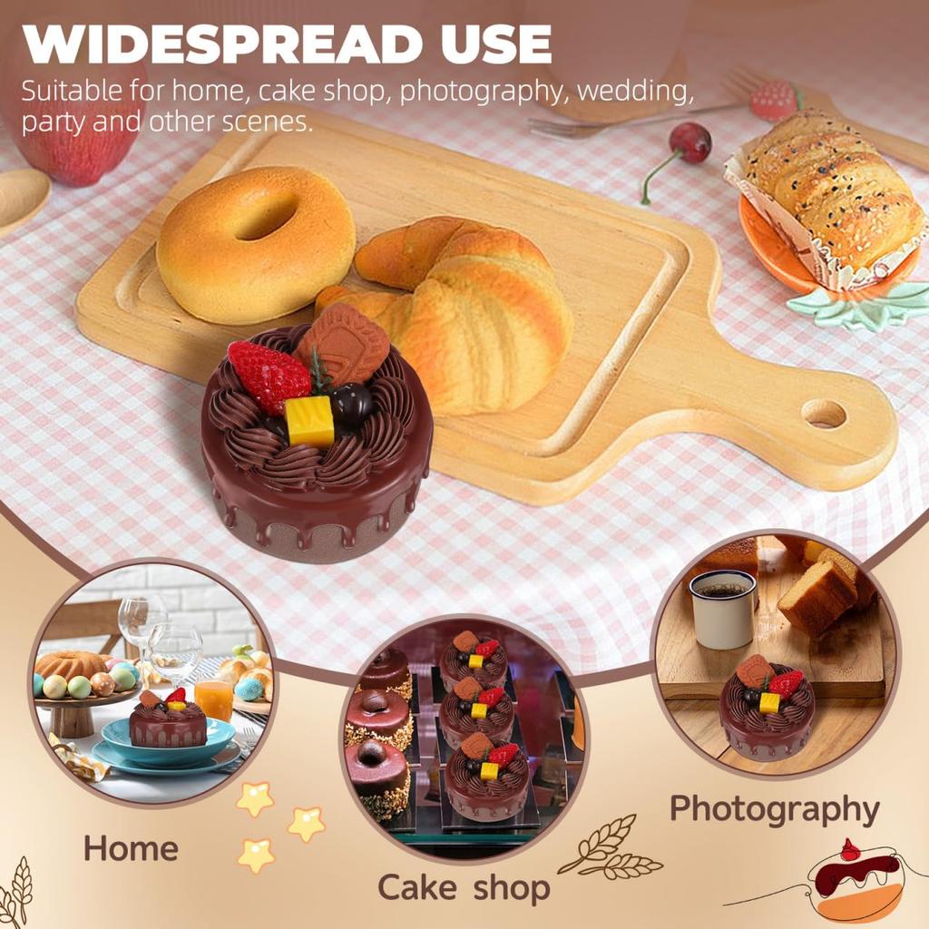 Generic Fake Cake Cake Shop Artificial Mock Cake Artificial Food Simulation Food Food Imitation Dessert Shop Artificial Dessert PVC Display,