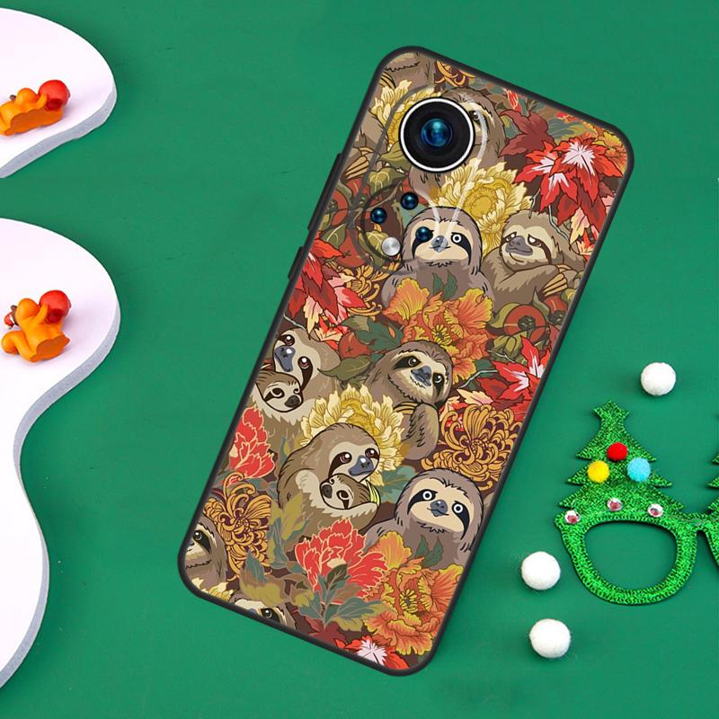 Sloth Cute Animal Case For Honor Magic 7 Lite 6 5 50 70 90 200 Pro X9a X8a X8b X7a X6a X8 X9 X9c X9b Cover