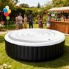 Heavy Duty Inflatable Spa Pool Cover Lid For 4.75ft Round Hot Tubs Energy Efficient Water Protections Design