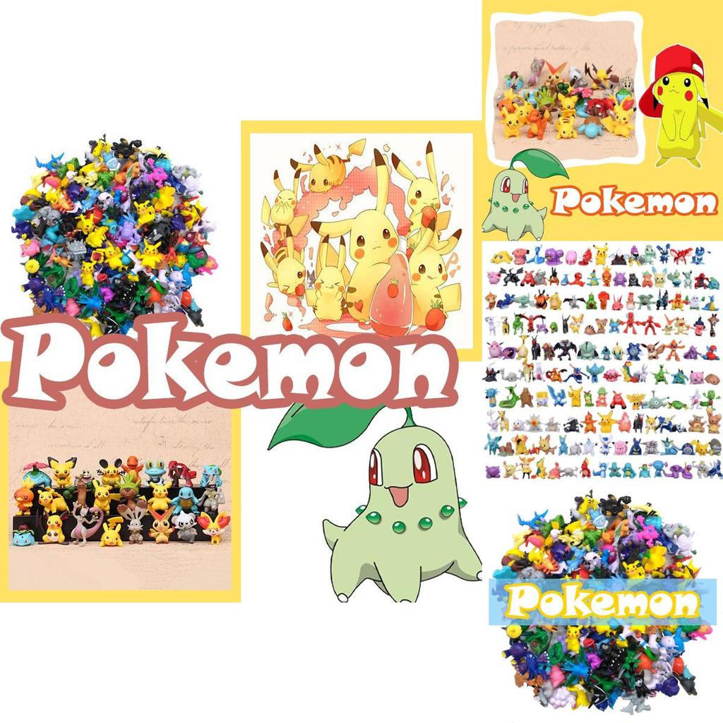 Colorful Miniature Pocket Monster Doll Set With 144 Pieces For Collectors And Kids