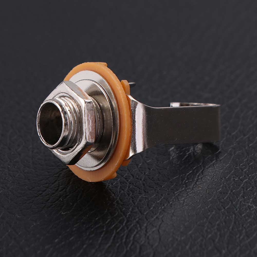 10pcs 1/4" (6.35mm) Electric Guitar Input Jack Plug Socket Guitar Pickup Output Jack Microphone