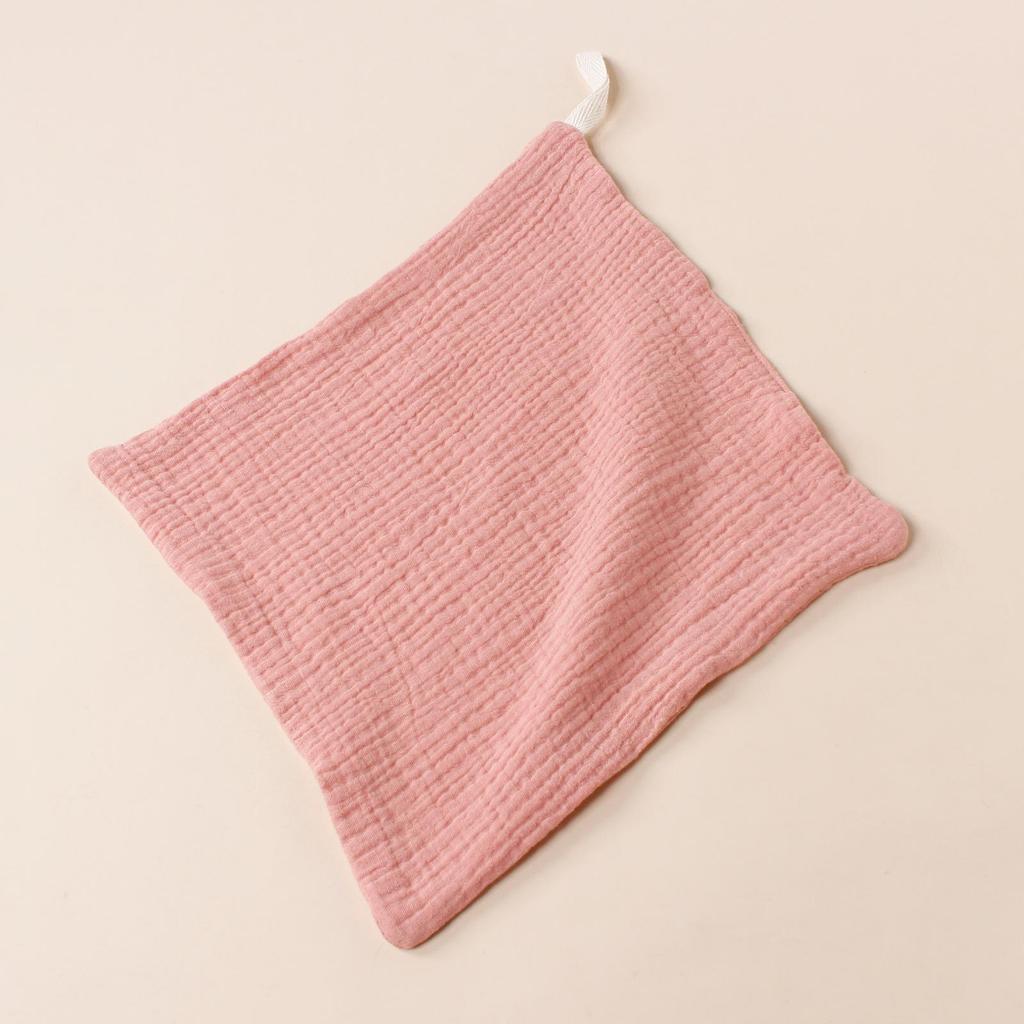 Baby Soft Cotton Muslin Handkerchief with Lanyard