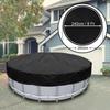 Bâche de piscine ronde, bâche solaire pour piscines hors sol, bâche de protection pour piscine creusée avec cordon de serrage pour une meilleure stabilité