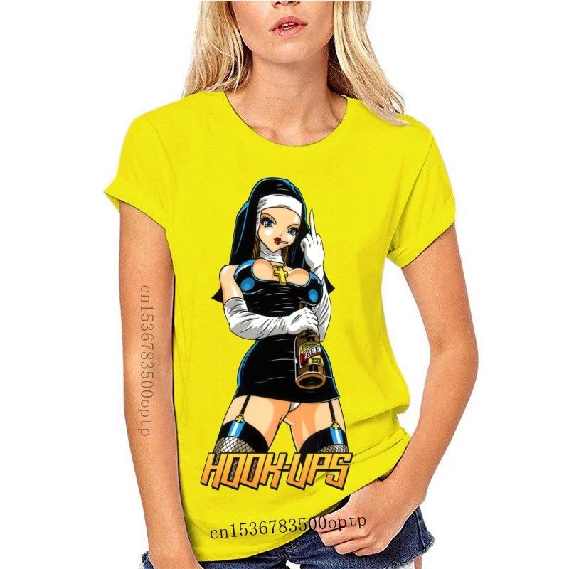

Новые Hook Ups Sexy A Nun 2021 Футболка для мужчин S,M,L,Xl,2Xl Размер США 2021 Тенденции Футболка XXXXXL