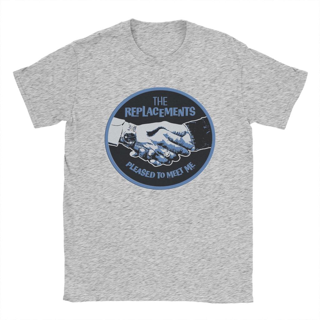 The Replacements T Shirts Men's  100% Cotton Creative T-Shirt Crew Neck  Tees Short Sleeve Tops New Arrival