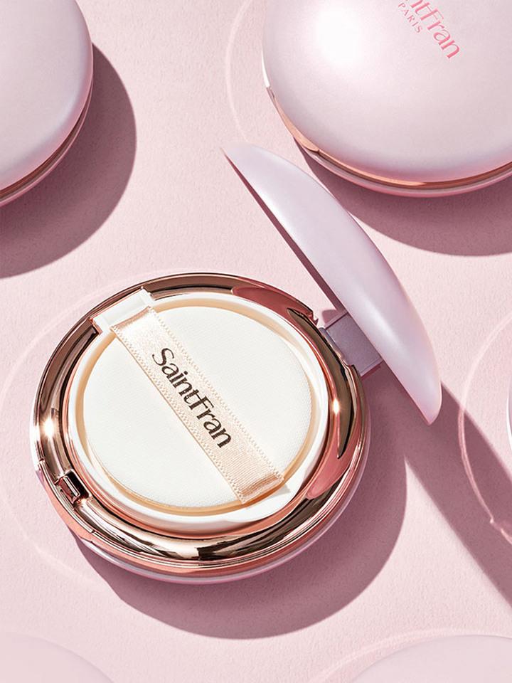 Набор-пудра с кушоном W Skin Treatment (1 основной товар + 1 пополнение) (Latte) + Refill (Latte)