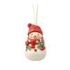 Christmas Ornament Snowman Pendant Acrylic Car Hanging Decoration Winter Xmas Tree Decoration Festive Gift Decor