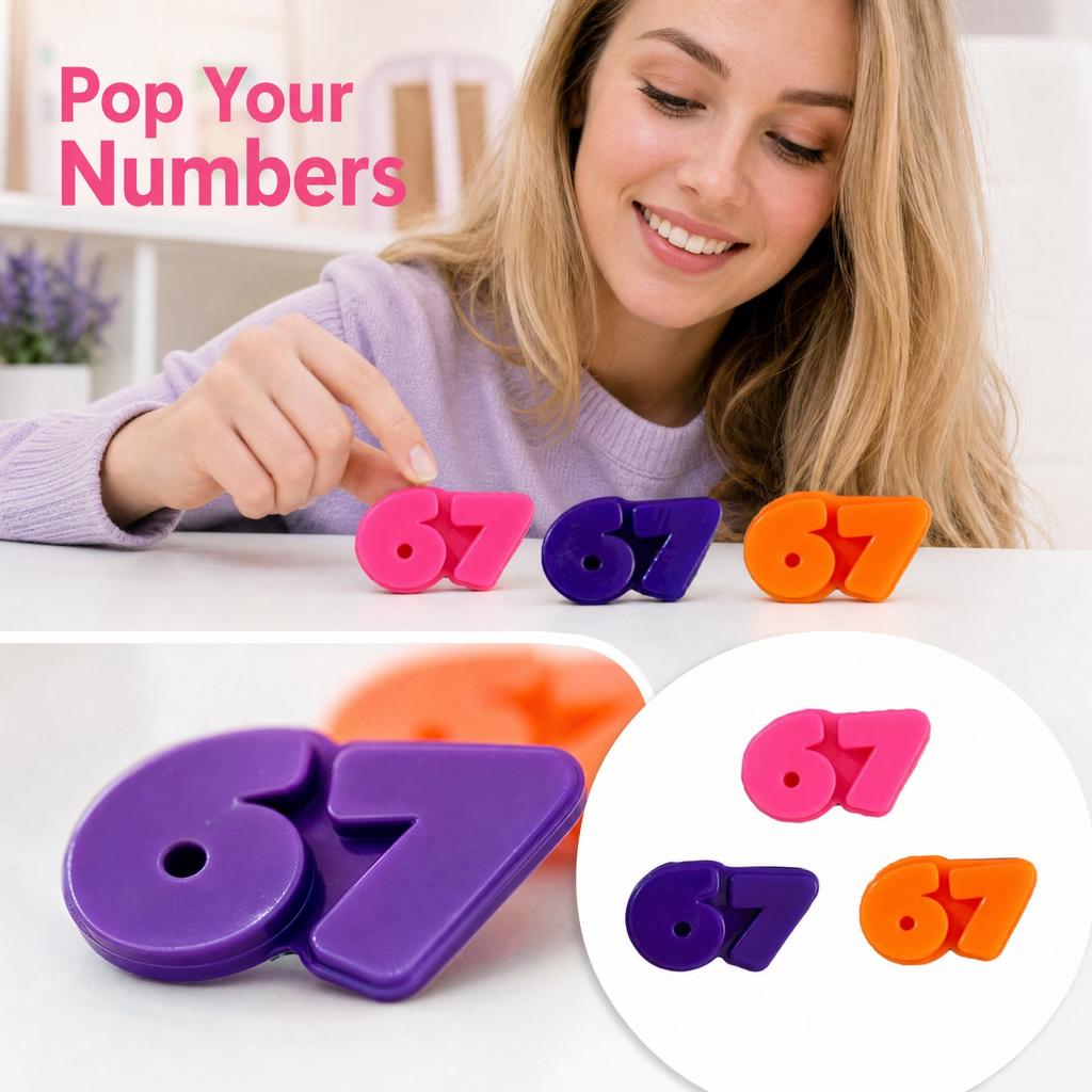 Number Toy for Stress and - Sensory Decompression Puzzle