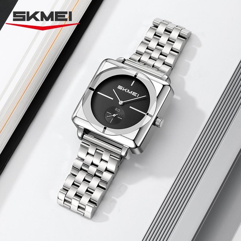 Watch Simple Quartz Watch Square Steel Belt Men's Watch Waterproof Watch Men's High-end Fashion Watch