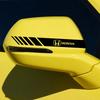 2PCS Car Rearview Mirror Stickers Racing Stripes Decal for Honda Civic FIT Accord Prelude CRV 5th Mugen CRZ CRX Jazz HRV Pilot CB0