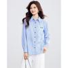 TERRE BLEUE Gestreiftes Langarmshirt für Damen