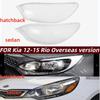 Copertura Trasparente per Fari Modello Estero Kia Rio 12-15 per Hatchback/Berlina