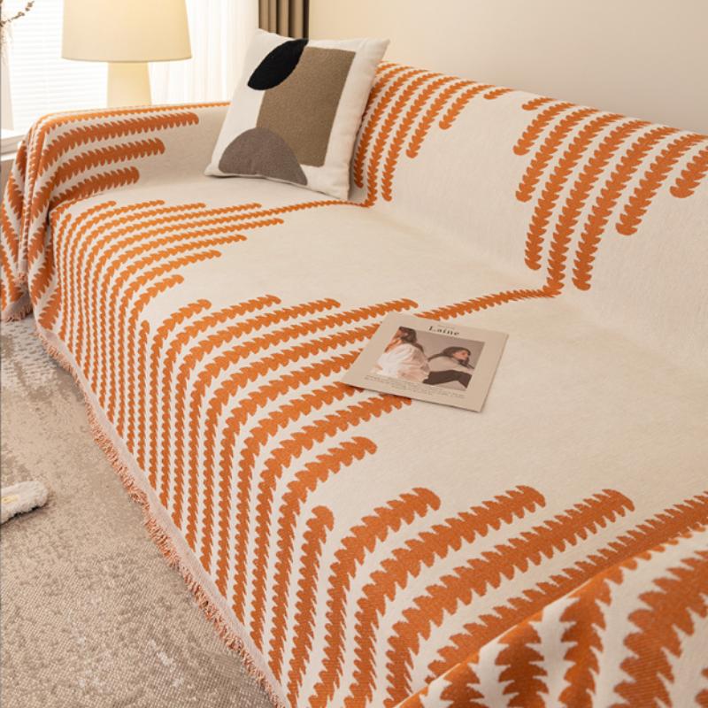 2024 Modern Sofa Blanket Nordic Tassels Throw Blanket Four Season Sofa Cover Dustproof Anti-scratch Couch Covers Furniture Cover