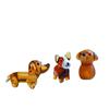 Teddy, Corgi, Shiba Inu, and Pomeranian Glass Animal Ornaments