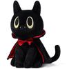 McHugs Dracula Cat Black Cat Halloween Plush Toy MC400075