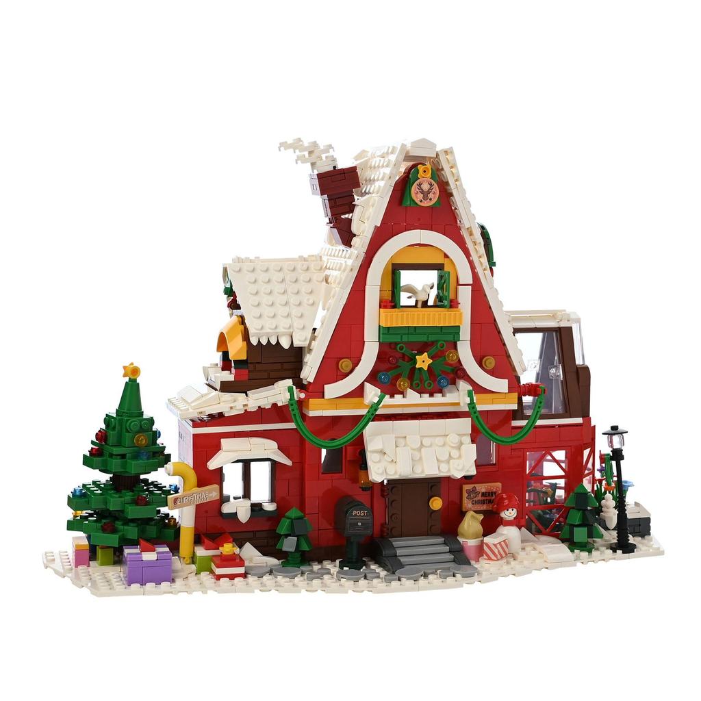Toy Shop Christmas Chalet Brick Building Set Age 6+