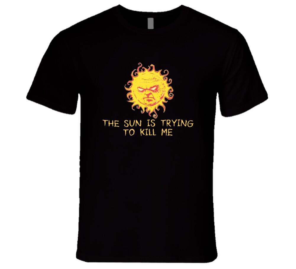 New The Sun Is Trying To Kill Me Popular The IT Crowd TV Show T Shirt M