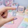 Star Wings Series Photocard Holder Five-Pointed Star Wing 1 Inch Idol Photo Protective Case Transparent Acrylic Frame Keychain