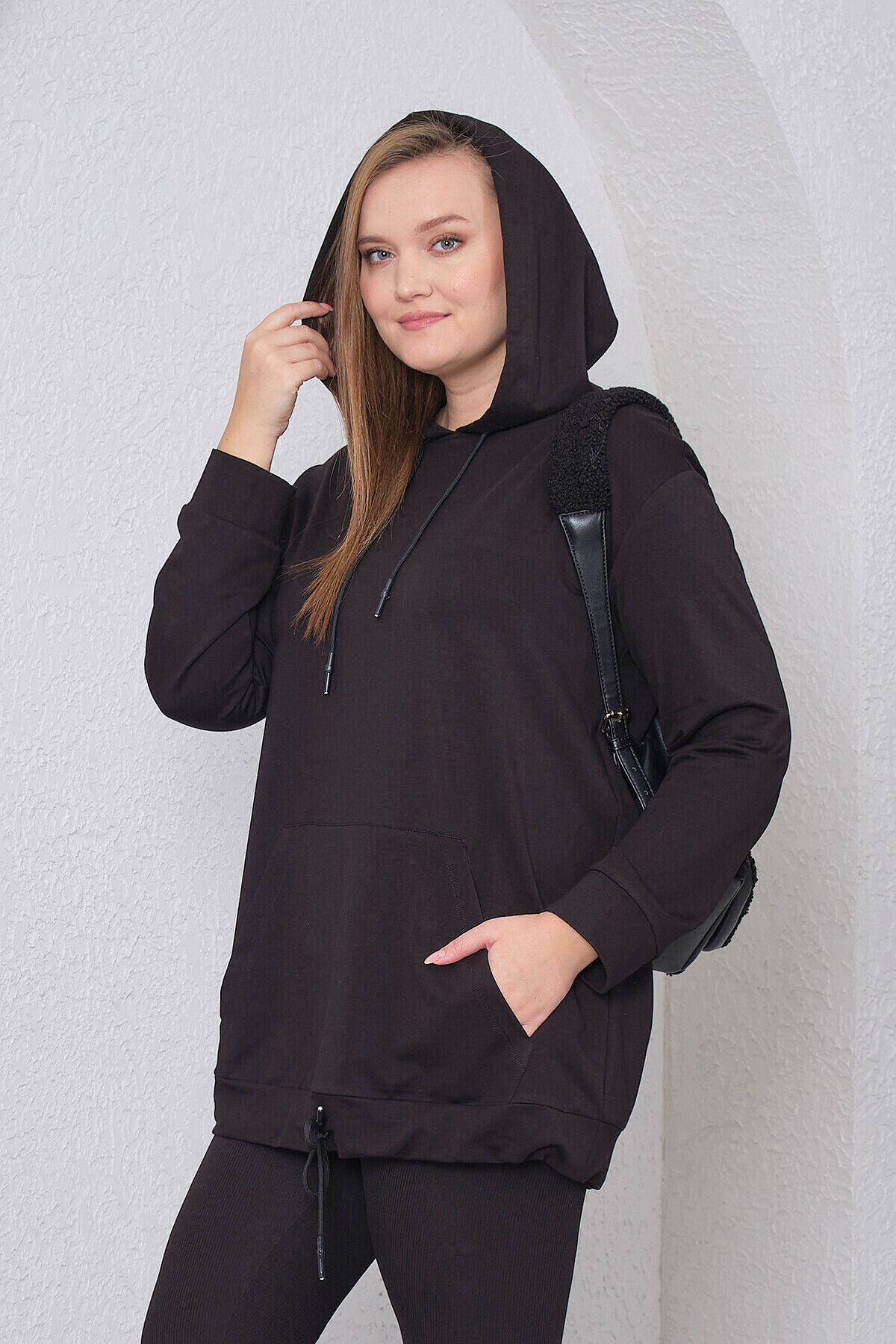 

Женский стильный свитшот большого размера, базовый свитшот 4XL/5XL