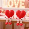 3D Printed Heart-shaped Decorative Ornament Suitable for Indoor Outdoor Room Office Romantic Desktop Desk Entrance Ornament