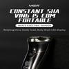 Original VGR Portable Three-head Floating Shaver Digital Display Electric Shaver Rechargeable Shaver Household Full Body Wash Home Razor Shaver V-318