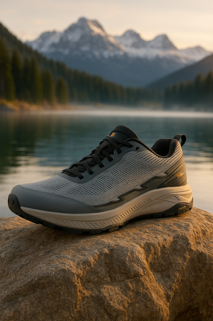 BAASPLOA Men Hiking Shoes New Mesh Breathable Outdoor Shoes Men Lightweight Comfort Casual Sneakers Non-Slip Wear Resistant Brand Men Shoes